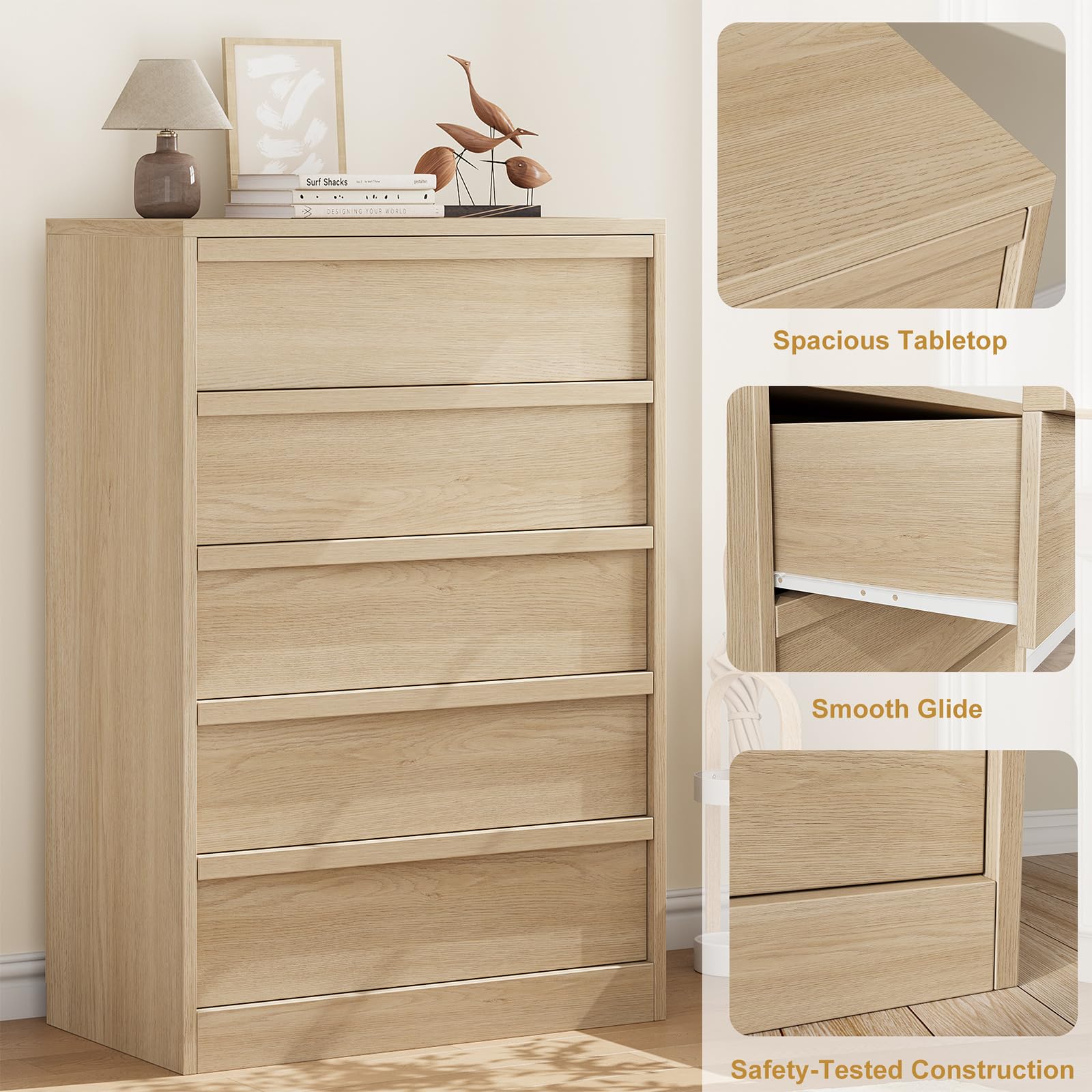 Estructura de madera gruesa resistente y estable