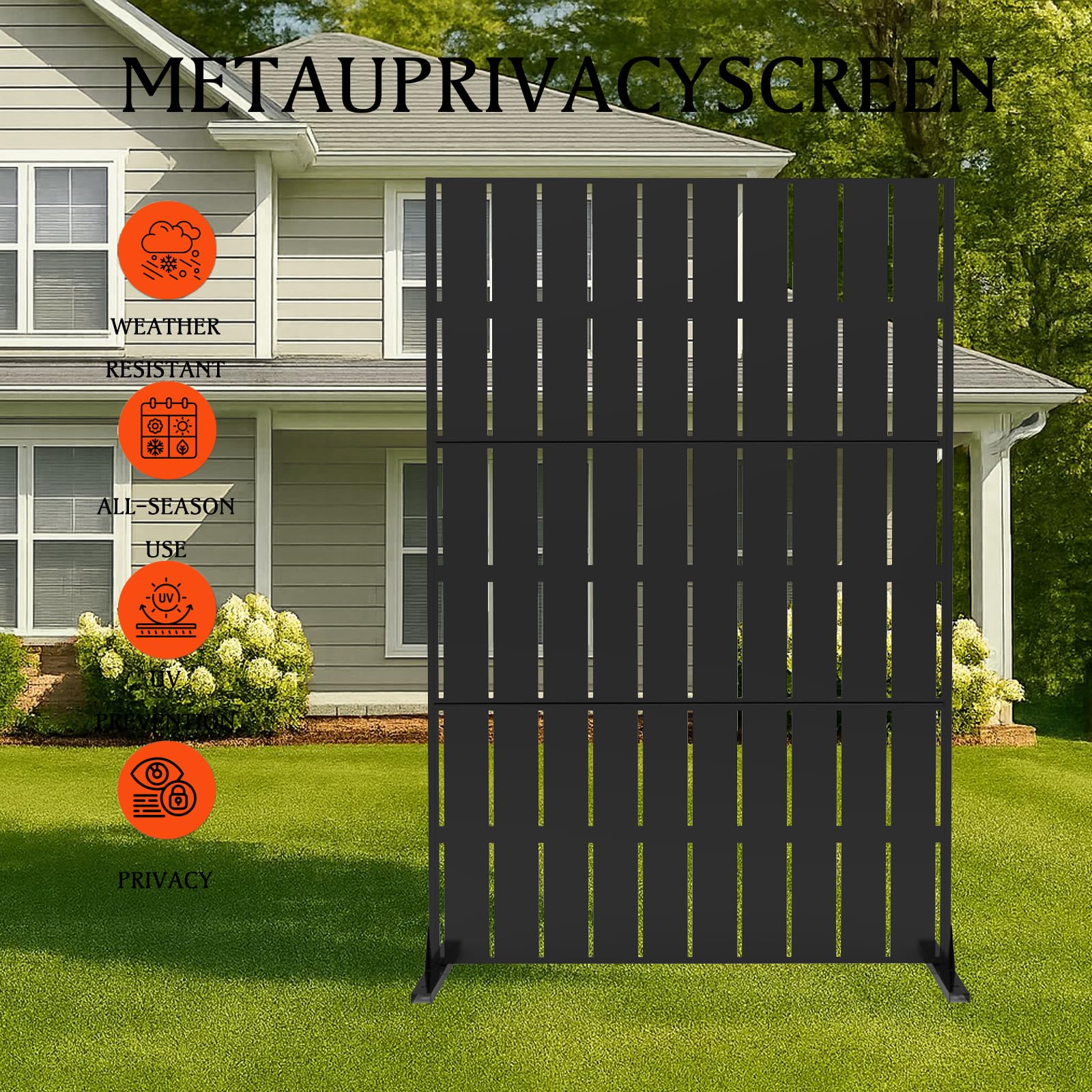 Estructura modular de 3 paneles de acero resistente